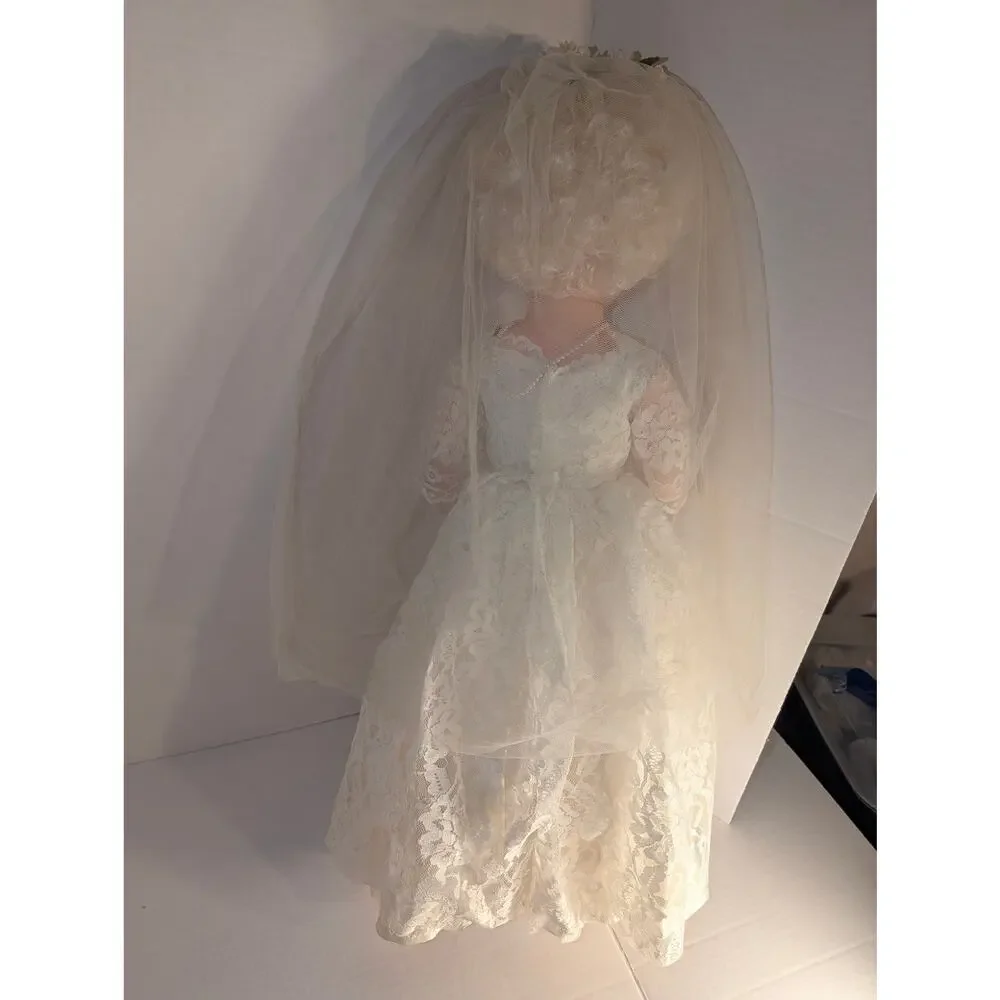 Vintage 23" Allied Eastern Bride Doll AE5 Original Outfit - Picture 6 of 8